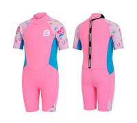 Summshall Kids Wetsuit - 2mm Neoprene Thermal Shorty Swimsuit for Boys Girls Toddler | Flexible, Warm, UPF50+Sun Protection for Swimming, Surfing, Water Park, Beach Water Sports