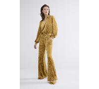 Summum Woman Jumpsuit Velours De Panne Camel Brown size L | Jumpsuits Outlet | Women | Brown L