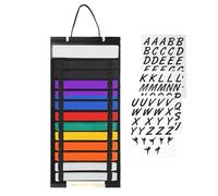 SUMNACON 12 Belts Black Martial Arts Belt Display Holder with Sticker, Karate Taekwondo Belt Organizer Wall Hanging Belt Hanger Rack for Martial Arts Karate Taekwondo Learners (No Belts)