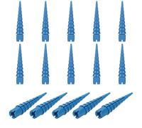 SUMNACON 15 Pcs Adjustable Wood Anchors Wall Anchors, Plastic Fixing Stripped Screw Hole Repair Kit Door Window Hinge Screw Hole Anchor, Screw Anchor Suitable with Screws Sizes #2 to #16 (Blue)