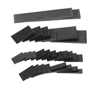 SUMNACON 28 Packs Different Size Plastic Composite Shims Leveling Wedges, Heavy Duty Furniture Levelers Door Window Shim and Wedge Furniture Appliance Leveling Shim Supporting Pad