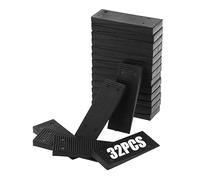 SUMNACON 32 Packs Plastic Composite Shims Leveling Wedges, Heavy Duty Furniture Levelers Door Window Shim and Wedge Furniture Appliance Leveling Shim Supporting Pad