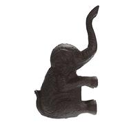 Sumnacon Cast Iron Cute Elephant Door Stop - Heavy Duty Floor Door Stopper Avoid Drilling Hole, Vintage Iron Doorstop for Patio Yard Garden Farmhouse Home Office Commercial Industrial