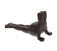 Sumnacon Cast Iron Cute Frog Door Stop - Heavy Duty Floor Door Stopper Avoid Drilling Hole, Vintage Iron Doorstop Wedge for Patio Yard Garden Farmhouse Home Office Commercial Industrial