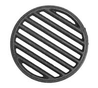 SUMNACON Cast Iron Fire Grate Fireplace Grate, Round 19cm BBQ High Heat Charcoal Plate Grill Grate Furnace Grid Replacement Fire Grate Cooking Charcoal Grid