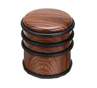 Sumnacon Heavy Duty Floor Door Stopper No Drill, Durability Stainless Steel Door Stops With Anti-skid Rubber- Contemporary Decorative Safety Door Wedge for Home Office Commercial Industrial, WoodGrain