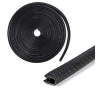 Sumnacon IGN224 32Ft (10M) U Shape Rubber Edge Trim Car Door Seal Guard Protector Edging Strip Weather Stripping for Car Metal Edges Boat, Grip Range 1.0mm to 2.5mm (10mm H x 7mm T)