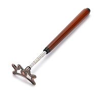 SUMNACON Retractable Billiard Bridge Head Pool Cue Stick with Bridge Head Spider Holder Rests Non-Slip Cue Pool and Snooker Accessory, Brown
