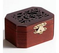 SUMNACON Wood Musical Box Small Music Ornament, Tune: Amazing Grace