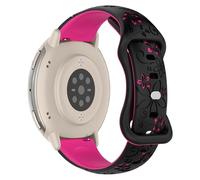 SumNeol Floral Engraved 20mm Strap for Garmin Forerunner 170/170 Music/Forerunner 70/Approach J1/Forerunner 570 42mm, Soft Silicone Sports Strap for Vivoactive 6/5