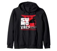 Sumo Vibes Only Sumo Wrestling Japanese Sumo Wrestling Zip Hoodie