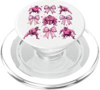 Sumo Wrestling Japanese Sumo Wrestler Girl Coquette Bow Pink PopSockets PopGrip for MagSafe