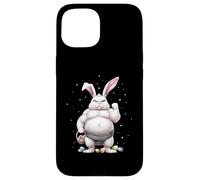 Sumo Wrestling Japanese Sumo Wrestler Rabbit Eggs Bunny Ears Case for iPhone 15