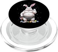 Sumo Wrestling Japanese Sumo Wrestler Rabbit Eggs Bunny Ears PopSockets PopGrip for MagSafe