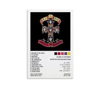 Sumooa Guns Poster N Roses Rock Band Music Album Cover Poster for Room, Aesthetic Canvas Wall Art, Bedroom Decor Poster 12 x 18 inches (30 x 45 cm)