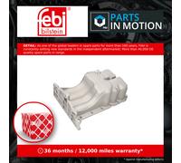 Sump Pan fits VAUXHALL CORSA D, E 1.2 2006 on Oil Wet 00652032 055562729 Febi