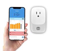 Sump Pump Alarm & Protector - Monitors Your Pump Energy (HP) and Cuts Off When Dry Run, Overload or Stuck On Float Switch Detected - Works w/Out Water Level Sensors as in/Outdoor IP64 WiFi Plug