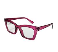 Sumpgle Small Square Glasses Frame Contemporary Chic Style Light Filtering Lens for Women Urban Fashion Accessory Gift