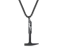 Sumpgle Titanium Hammer Model Pendant Inspirational Gift from Shawshank Redemption Stainless Steel Necklace for Men Present Movie Collectible