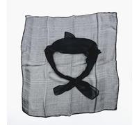 sumrica 6 PCS 100% Mulberry Silk Magic Scarves Set 45 CM/17.72'',Ultra-Thin Professional Magician Handkerchiefs, 6 Colors Available. Professional Magic Accessories (Black)