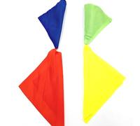 sumrica Magic 2 Pieces Scarves Color Changing Silk Hanky Props Scarf for Magic Trick Streets Handkerchief for Kids Adult Birthday Party Gift 7.88 x 7.88 inches