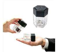 Sumrica Magic Exploding Dice Set,Changing Bursting Magic Dice, Magicians Close up Magic Tricks,Stage Performance&Prank Trick for Halloween Christmas Party, Funny Gag Toy(Black)