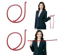 sumrica Magic Magic Trick Rope (2 PCS,Red) Magic Tricks Stiff Rope, Flexible Stiff Rope,Comedy Stage Close up Trick Optical Illusion Gimmick Props for Comedy Stage Beginner