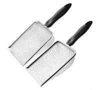 Sumsoctober 2PCS Multi-Functional Soil Sifter Set Ergonomic Lightweight Garden Tool for Easy Sifting Compost Dirt Sand with 3.8mm And 5mm Mesh