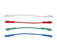 Sumsoctober 4Pcs Stylus Cable Leads for Secure Connection to For LP Vinyl Phonograph Turntables