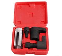 Sumsoctober 5pcs O2 Oxygen Sensor Socket Set, Sensor Wrench Kit for Vehicle Maintenance 22mm Drive Sockets with Thread Chasers for Sensor Removal and Installation