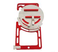 Sumsoctober Adjustable Angle Guide Rail Jig 0-60° - Aluminium Alloy and Stainless Steel Precision Cutting Tool for Circular Saw Woodworking Projects