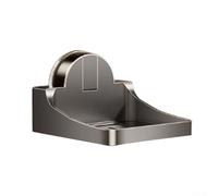 Sumsoctober Camera Wall Mount Sucker Bracket No Drill Shelf for Wireless Indoor Security Monitor ABS Holder Punch-Free Wall-Mounted Suction Stand for Smart Home Surveillance Device(hang upside down)