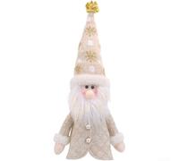 Sumsoctober Christmas For Table Decoration Wine Bottle Sleeve With Santa Claus Motif Fits 750ml Bottles Made Of Soft Lightweight Polyester Fabric(01-40 Elderly Model)