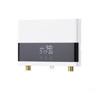 Sumsoctober Compact Electric Tankless Water Heater 4000W/6000W Hot Water Boiler with Smart Temperature Control for Bathroom Kitchen or On-Demand Use(110V 4000W)