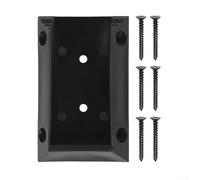 Sumsoctober Deck Railing Bracket Connectors for 2x4 Inch Wood Post Black Nylon Fence Stair Balusters Support System 20 Pack(20pcs)