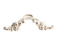 Sumsoctober Elegant Zinc Alloy Cabinet Handle Vintage Style for Doors, Drawers, and Cabinets (Gold White)