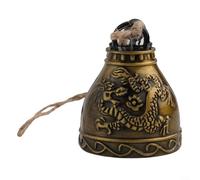 Sumsoctober Fengshui Wind Chimes Vintage Metal Hanging Wind Bell- Lucky Wind Bell Good Luck Charm Metal Ornament for Garden, Patio - Blessing Prosperity, Health & Harmony(dragon)