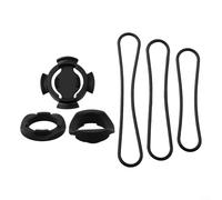 Sumsoctober For Polar Bike Computer Mount Adjustable Handlebar Holder with 3 Straps for Secure Installation on Mountain and Road Bikes