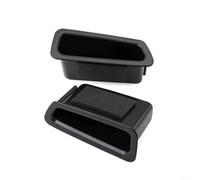 Sumsoctober For Volvo XC60 2010-2017 2 Pieces Door Handle Armrest Storage Box Front Seat Organizer Container Black