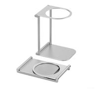 Sumsoctober Hands-Free Coffee Stand Pour Over Coffee Stand Portable Espresso Machine Stand Foldable Aluminium Drip Holder Coffee Maker Accessory Travel Outdoor