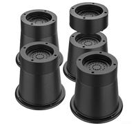 Sumsoctober Heavy Duty Furniture Riser Pads - Double Layer Heightening Feet Pads for Table Chair Sofa, Non-Slip 8.4cm Lift for Easier Cleaning & Floor Protection - 4/6/9PCS Set(4PCS)