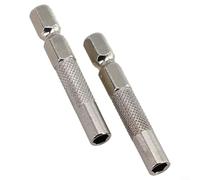 Sumsoctober Hex Shank 6.35mm Insert Bit Adapter to 4Mm Electric Socket Holder, Light-Weight Quick-Change Extension Bar Screw Adapter