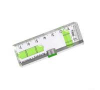 Sumsoctober High Precision Acrylic for spirit Level with Large Bubble, Strong Magnet and Six Measuring Faces for Woodworking, Installation, Home Improvement Tasks(A)
