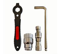 Sumsoctober High Precision Crank Puller Set Heavy Duty Carbon Steel Construction 80mm Threaded Shaft Compatible with Square Taper ISIS for OCTALINK PowerSpline 1 Pack