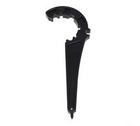 Sumsoctober PE Pipe Fitting Wrench Quick Connect Lock Nut Tool for PVC Plumbing 20/25/32/40/50/63mm Black Plastic(25mm)