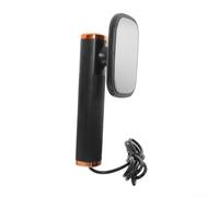 Sumsoctober Portable Mini Travel Steam Iron - 180° Rotatable Handheld Garment Steamer with USB Powered Design for Clothes and Fabrics(black)