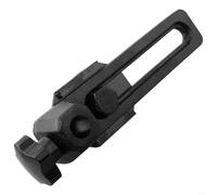 Sumsoctober Small Lathe Tool Rest Base Cast Iron Woodturning Lathe Accessory 16mm 20mm 25.4mm Hole Diameter Tool Holder for DIY Woodworking Projects(16mm)