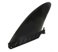 Sumsoctober Surf Fins, 4.6 Inch Soft Fin With Screw, Soft-Flex Center Fin, Water Fin Safety Replacement for Longboard Stand-Up Paddleboard(Black)