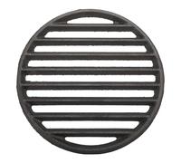 SUMTree Round Cast Iron Cooking Grate, Thickened Grate, Black, Cast Iron Grate, Durable Oven Grate, Charcoal Grate, Ash Grate, Fireplace Grate, Fire Grate for Grill and Fireplaces, Diameter 27.5 cm