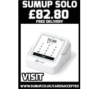 SUMUP Solo Standalone Card Terminal New Customer Special Built In Sim Card 4G